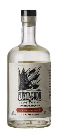 Puntiagudo Tobala-Tepeztate (A. Potatorum-Marmorata) K&L Exclusive RA-ETT-01 Rolando Angeles Santa Catarina Minas Clay Pot Distilled Uncertified Mezcal (750ml)