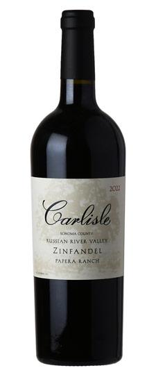 2022 Carlisle "Papera Ranch Vineyard" Russian River Valley Zinfandel