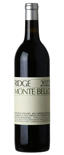 2022 Ridge Vineyards "Monte Bello" Santa Cruz Mountains Cabernet Sauvignon