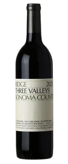 2023 Ridge Vineyards "Three Valleys" Sonoma County Red