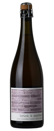 2023 Brick & Mortar Sonoma Coast Brut Rosé Sparkling Wine