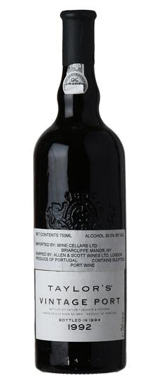 Taylor Vintage Port (lightly bin-soiled & scuffed label, depressed cork)