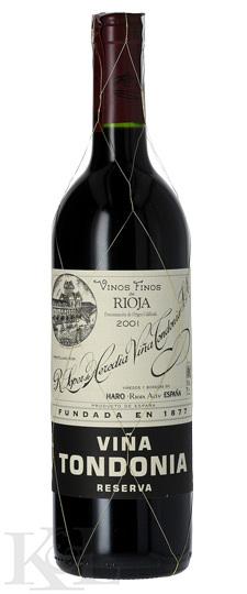 2001 López de Heredia "Viña Tondonia" Reserva Rioja (Ex-Bodega 2026)