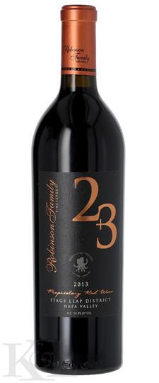 2013 Robinson Family "2+3" Stags Leap District Bordeaux Blend