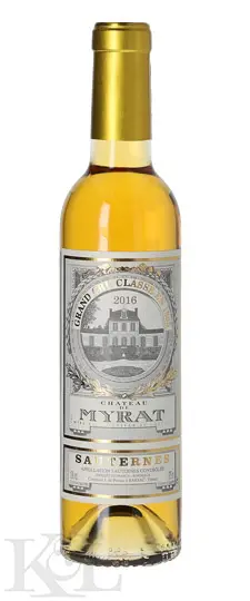 2016 de Myrat, Sauternes (375ml)