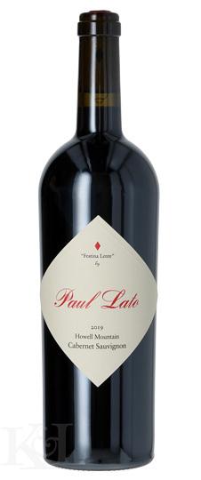 2019 Paul Lato "Festina Lente" Howell Mountain Cabernet Sauvignon