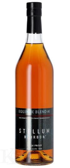 Stellum "Black Equinox Blend #1" Cask Strength Small Batch Straight Bourbon Whiskey (750ml)
