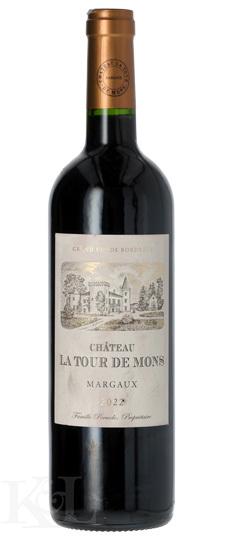 2022 La Tour de Mons, Margaux (stained labels)