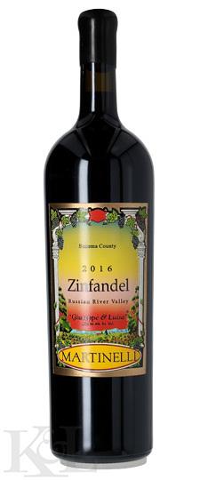2016 Martinelli "Giuseppe & Luisa Vineyard" Russian River Valley Zinfandel (3L)