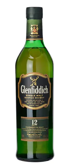 Glenfiddich 12 Year Old Speyside Single Malt Scotch Whisky (750ml)