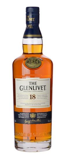Glenlivet 18 Year Old Speyside Single Malt Scotch Whisky