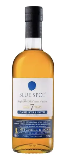 Blue Spot 7 Year Old Cask Strength Single Pot Still Irish Whiskey