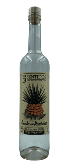 5 Sentidos Espadin Con Mandarina "Tio Tello" (Eduardo "Lalo" Perez Cortez) El Nanche Miahuatlan Uncertified Oaxacan Mezcal (750ml)
