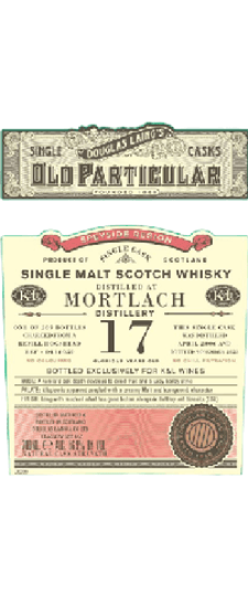 2006 Mortlach 17 Year Old "Old Particular" K&L Exclusive Refill Hogshead Cask Strength Highland Single Malt Scotch Whisky (700ml)