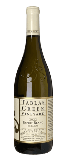 2022 Tablas Creek "Esprit Blanc de Tablas" Paso Robles White Rhône Blend