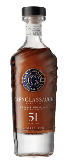 Glenglassaugh 51 Year Old "The Serpentine Coast Collection" Single Oloroso Puncheon #1723 Single Malt Whisky (750ml)