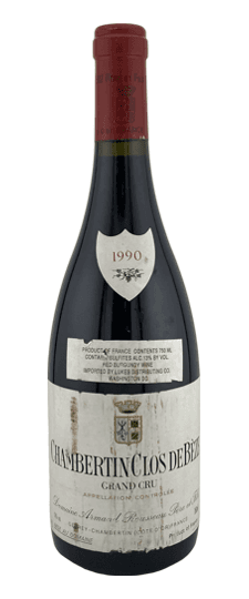 1990 Domaine Armand Rousseau Chambertin-Clos de Bèze Grand Cru (Scuffed & Bin Soiled Label)