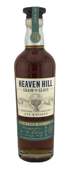 2025 Heaven Hill "Grain To Glass - Beck's 6225" Limited Edition Specialty Barrel Series Chinquapin Oak Aged Kentucky Straight Rye Whiskey (700ml)