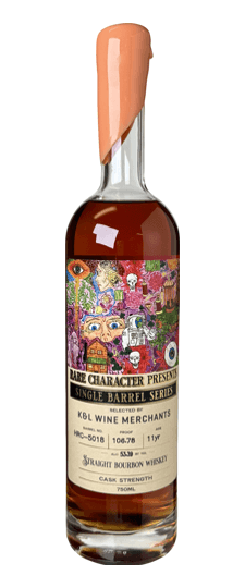 Rare Character 11 Year "Untitled by Chris King" K&L Liquors Exclusive Single Barrel #HRC-5018 Cask Strength Indiana Straight Bourbon Whiskey (750ml)