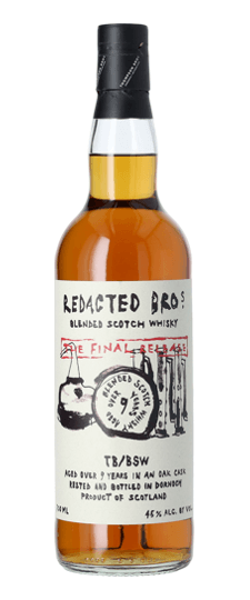 Dornoch Distillery Redacted (Thompson) Bros 9 Year Old "TB/BSW Final Release" Blended Scotch Whisky (700ml)